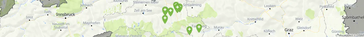 Map view for Pharmacies emergency services nearby Lessach (Tamsweg, Salzburg)